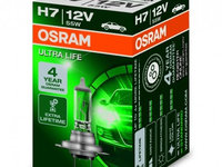 Bec Auto Halogen compatibil cu far Osram ULTRA LIFE 64210ULT H7 12V 55W