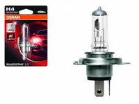 Bec Auto Halogen compatibil cu far Osram SILVERSTAR H4 12V 60/55W