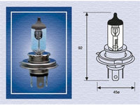 Bec auto halogen H4 MAGNETI MARELLI 24V, 75/70W, P43t, 002156100000