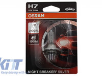 Bec Auto Halogen Osram SILVERSTAR 2.0 64210SV2 H7 12V 55W