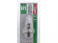 Bec Auto Halogen Pentru Far H1 55W 12V Unitec 91307