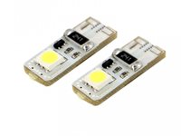 Bec auto led SMD Can Bus Carguard 12V T10 W2.1x9.5d 3W , led pozitie 2 buc.