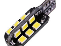 Bec Auto Led T10 2835 Cu 24 SMD 5W Alb 12V CanBus JSUN01 ( Pret Pe Bucata ) 090221-15