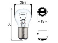 Bec auto stop frana OSRAM 24V, 21/5W, original, BAY15d, 7537, 1 buc.