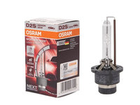 Bec auto Xenon D2S pentru far OSRAM Night Breaker Laser cu pana la 200% mai multa lumina, 12/24V, 35W, 3200 lm, culoare temperatura 4500K, P32d-2,