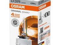 Bec auto Xenon D3R pentru far OSRAM 66350, 12/24V, 35W, 2800 lm, culoare temperatura 4300K, Pk32d-6, 1 buc.