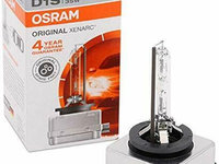 Bec auto Xenon pentru far OSRAM D1S 3200 lumeni, temp. culoare 4300K 35W PK32d-2 , 12/24V, 1 buc. 66140, 66144, DYX00-99655