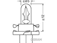 Bec bord bx8.4d soclu bej 12v 1.5w set 10 buc osram UNIVERSAL Universal #6 2452MFX6