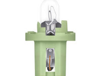 BEC BORD BX8.5D SOCLU VERDE DESCHIS 12V 2W SET 10 BUC OSRAM