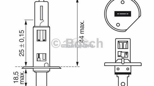 Bec Bosch H1 Plus 30 12V 55W 1 987 302 012 pi