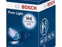 Bec Bosch H4 P43T 12V 60/55W Pure Light 1 987 302 041