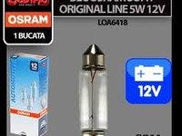 Bec C5W 12V, 5W, alb producator OSRAM