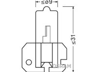 Bec camion 24v h2 70 w original osram UNIVERSAL Universal #6 64175