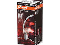 Bec Camion 24v P21w Truckstar Pro +100% Set 10 Buc Osram Ams-Osram Cod:7511tsp