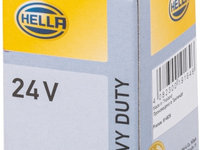 Bec cu mufa incandescent HELLA Heavy Duty 24V 8GA 007 997-191