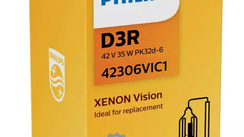 Bec D3R PHILIPS 99ZS161P, 12/24V, 35W, Xenon Vision, Pk32d-6, ECE, 1 buc.