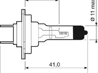 Bec far faza lunga 032517 VALEO pentru Renault Megane Bmw Seria 3 Ford C-max Peugeot 508 Opel Astra Mercedes-benz S-class Mercedes-benz Cl-class Mercedes-benz C-class Fiat Doblo Peugeot 605 Peugeot 306 Renault Laguna Bmw Seria 7