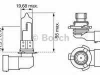 Bec far faza lunga 1 987 302 152 BOSCH pentru Mitsubishi Asx Mitsubishi Rvr Mitsubishi Outlander Fiat Doblo Opel Commodore Mazda Cx-7 Land rover Freelander Land rover Lr2 Mitsubishi Galant Mitsubishi Lancer Mitsubishi 3000 Honda Nsx Nissan X-trail Ni