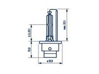 Bec, far faza lunga ALFA ROMEO 166 (936) (1998 - 2007) NARVA 84002 piesa NOUA