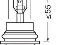 Bec, far faza lunga ams-OSRAM 9007