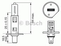 Bec, far faza lunga AUDI 90 (8C, B4), AUDI 80 Avant (8C, B4), AUDI 500 (44, 44Q, C3) - BOSCH 1 987 302 018