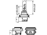 Bec far faza lunga AUDI A4 Cabriolet 8H7 B6 8HE B7 PHILIPS 12361B1