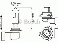 Bec, far faza lunga BMW 3 Cabriolet (E46) (2000 - 2007) BOSCH 1 987 302 153