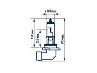 Bec, far faza lunga BMW Seria 3 Cupe (E46) (1999 - 2006) NARVA 48006 piesa NOUA