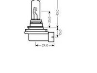 Bec, far faza lunga CHRYSLER GRAND VOYAGER IV (RG, RS), CHEVROLET CORVETTE, PORSCHE 911 (996) - OSRAM 64213