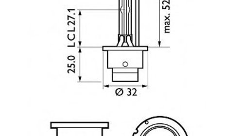 Bec, far faza lunga FORD FOCUS (DAW, DBW) (19