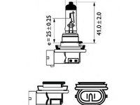 Bec, far faza lunga FORD MONDEO III Combi (BWY) (2000 - 2007) PHILIPS 12362PRB1 piesa NOUA