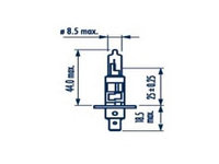 Bec, far faza lunga H1 12V/55W P14,5S (NARVA) - Cod intern: W20102343 - LIVRARE DIN STOC in 24 ore!!! - ATENTIE! Acest produs nu este returnabil!