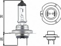 Bec, far faza lunga MAN NL, MAN N, MERCEDES-BENZ ACTROS - HELLA 8GH 007 157-231