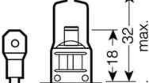 Bec far faza lunga MERCEDES-BENZ COUPE C124 P