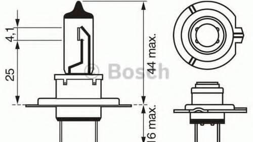 Bec, far faza lunga MERCEDES E-CLASS (W210) (