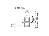 Bec far faza lunga Mitsubishi Canter 1997-2016 #2 13336MDBVB1