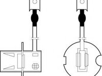 Bec, far faza lunga NISSAN SUNNY Mk III hatchback (N14) (1990 - 1995) VALEO 032005