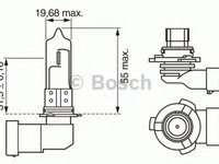 Bec, far faza lunga OPEL COMMODORE B, FIAT BARCHETTA (183), BMW 5 limuzina (E39) - BOSCH 1 987 302 152