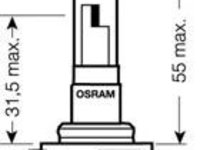 Bec, far faza lunga - OSRAM 9005NBU-HCB