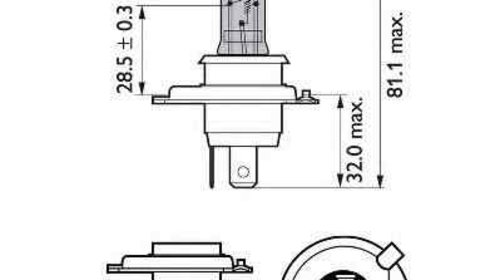 Bec far faza lunga Producator PHILIPS 12342BV