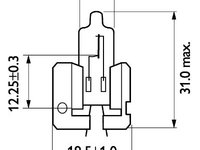 BEC FAR H2 X511 55W 12V VISION PHILIPS IS-2843