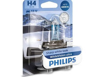 Bec far h4 60/55w 12v white vision ultra (blister) philips UNIVERSAL Universal #6 12342WVUB1