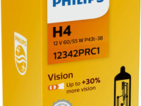 BEC FAR H4 P43t 60/55W 12V VISION (cutie) PHILIPS