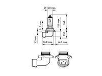 Bec far hb4 12v p22d 51w (blister) vision philips UNIVERSAL Universal #6 9006PRB1