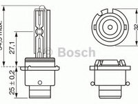 Bec, far principal CITROËN C5 I (DC_) (2001 - 2004) BOSCH 1 987 302 903