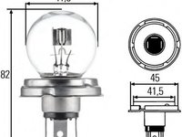 Bec, far principal FIAT 500 - HELLA 8GD 002 088-071