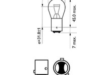 BEC FRANA P21/4W 12V SET 10 buc PHILIPS 12594CP PHILIPS