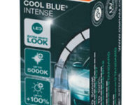 Bec H1 OSRAM 64150CBN 12V, 55W, COOL BLUE INTENSE (NextGen), cu pana 100% mai multa lumina, albastru, P14.5s, Omologare: ECE, pana la 250 h, Fascicul luminos [lm]:1550, Culoare temperatura [K]:5000,