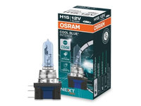 Bec H15 OSRAM 64176CBN 12V, 15/55W, COOL BLUE INTENSE (NextGen), cu pana 100% mai multa lumina, albastru, PGJ23t-1, Omologare: ECE, pana la 100 h, Fascicul luminos [lm]:260/1350, Culoare temperatura [K]:5000,