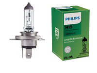 Bec H19 PHILIPS 99ZS326P, 12V, 60/55W, longlife ecovison, PU43t-3, ECE, 1 buc.